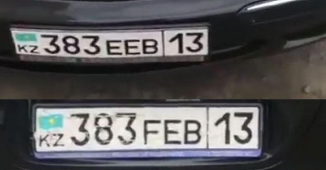 Житель Шымкента изменил номер своей машины и подставил земляка (видео)