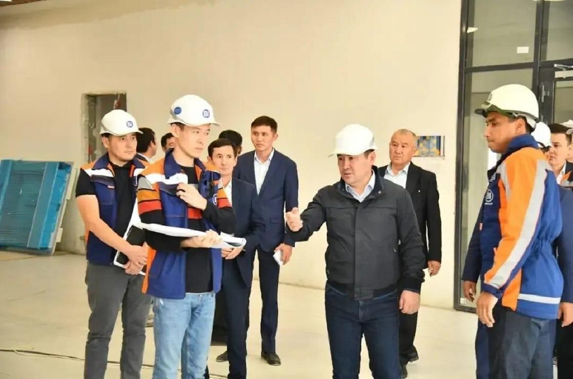 Мурат Айтенов посетил стройобъект