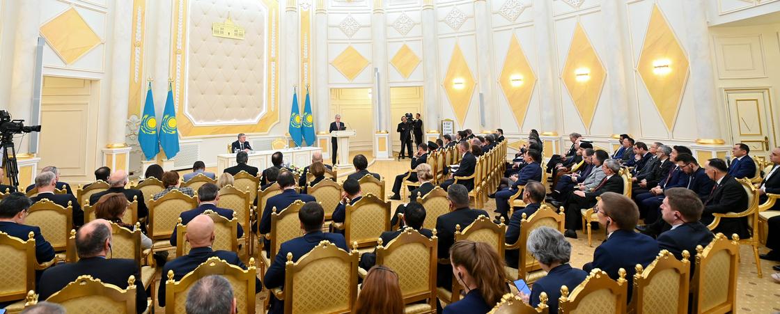 Выступление Касым-Жомарта Токаева перед послами иностранных государств в Казахстане