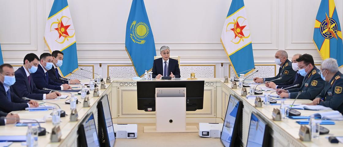Совещание по вопросам дальнейшего развития армии Казахстана под председательством Токаева