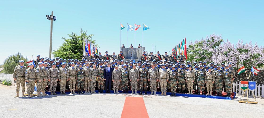 Министр обороны Казахстана посетил зону ответственности миротворческого батальона «ИндКазбат»