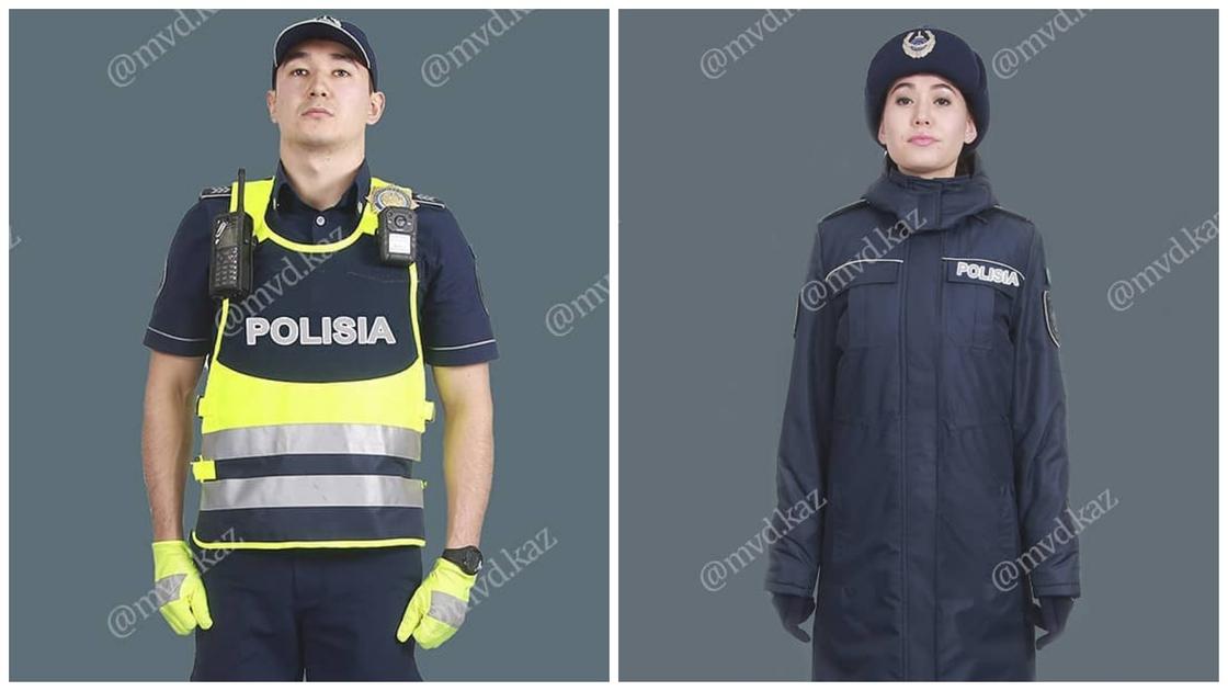 Написание слова "рolisia" на новой форме полицейских прокомментировало МВД