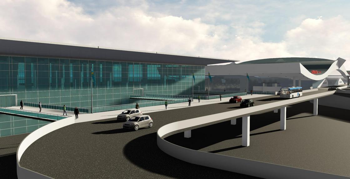 Проект нового терминала аэропорта Алматы