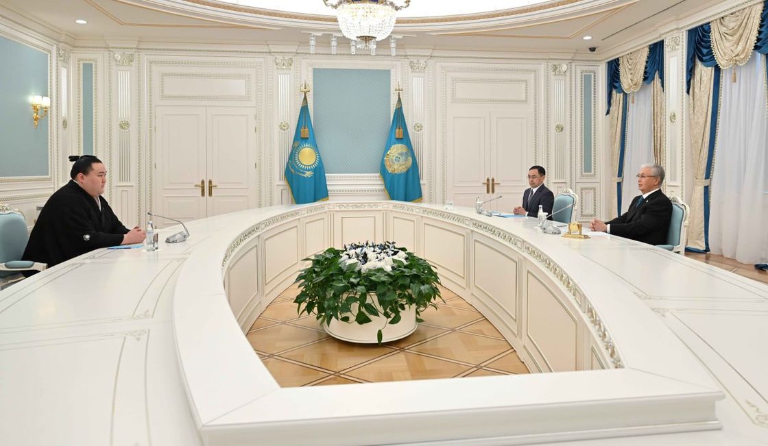 Ерсін Балтағұл президентпен кездесуде