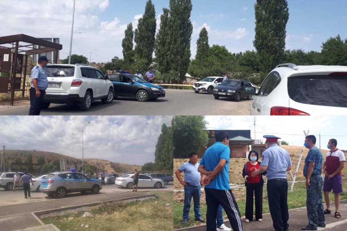 Блокпосты выставили у зон отдыха в Туркестанской области