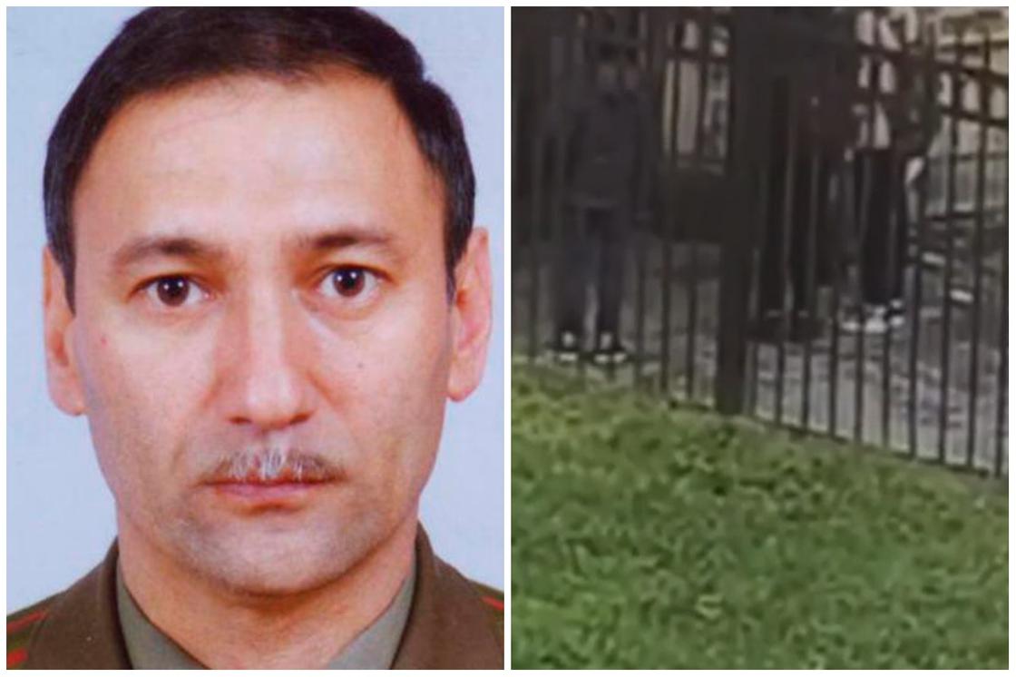 Казахстанского подполковника убили в Петербурге: появилось видео с места гибели