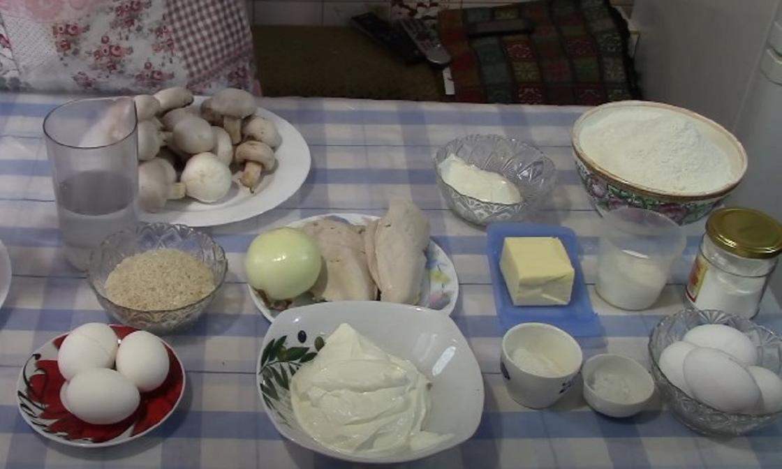 Продукты для курника Продукты для курника