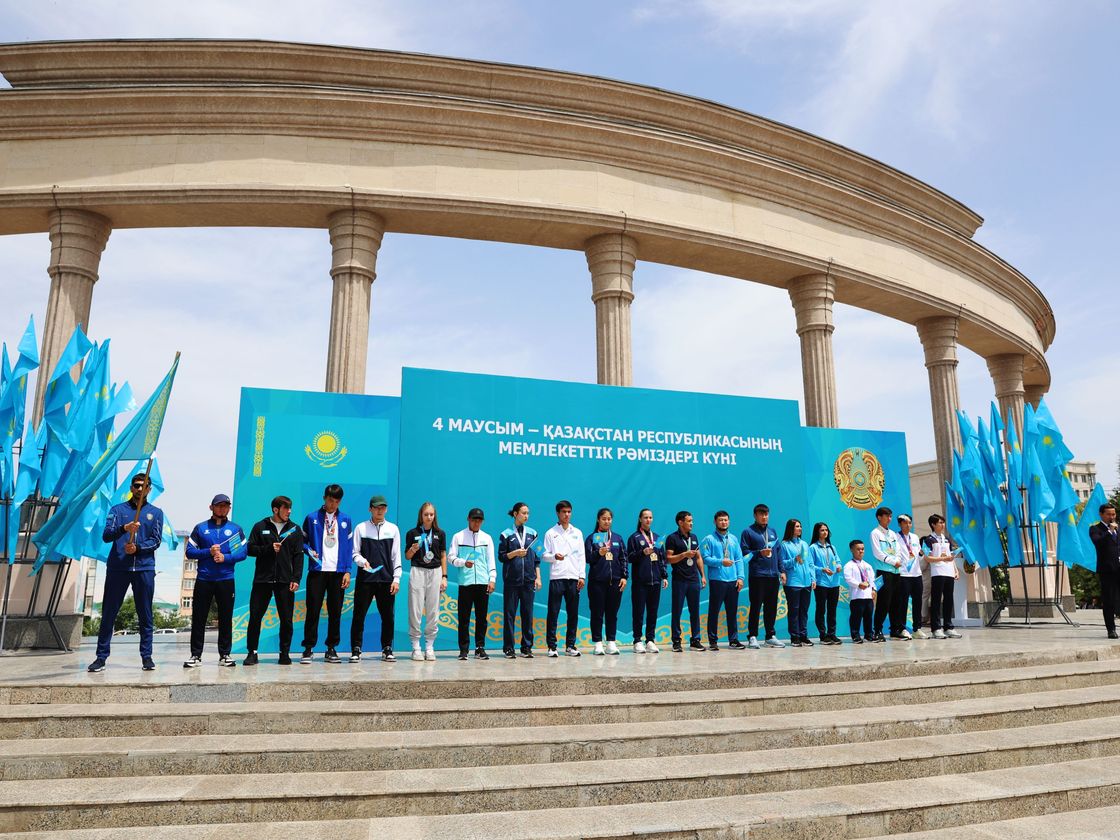 Таразда Мемлекеттік рәміздер күніне арналған жиын өтті
