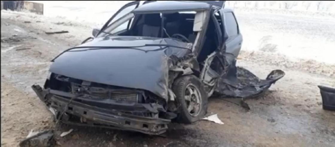 Младенец и четверо взрослых пострадали в жутком ДТП на трассе Самара-Шымкент