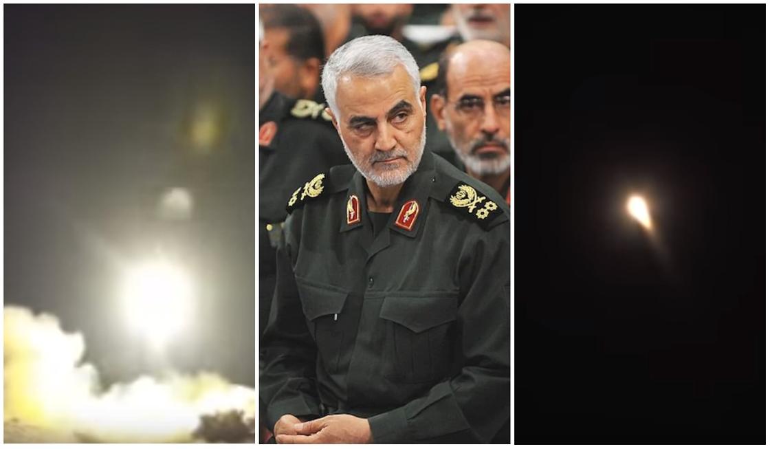 Кадры запуска иранских ракет по базам США опубликовали в Сети