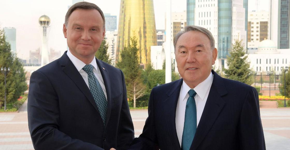 Нурсултан Назарбаев и Анджей Дуда договорились о продолжении регулярных контактов в будущем
