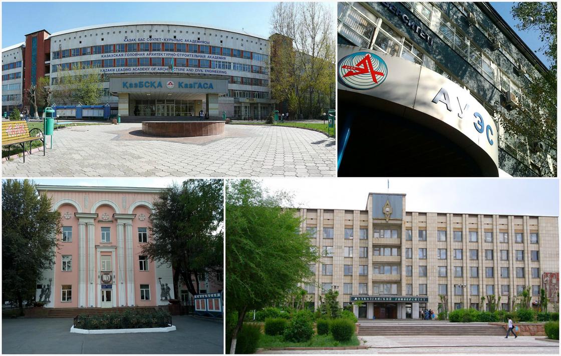 КазГАСА и другие вузы выставили на продажу в Казахстане
