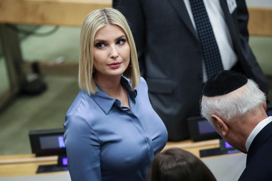 Иванка Трамп в неудачном белье появилась на Генеральной Ассамблее ООН