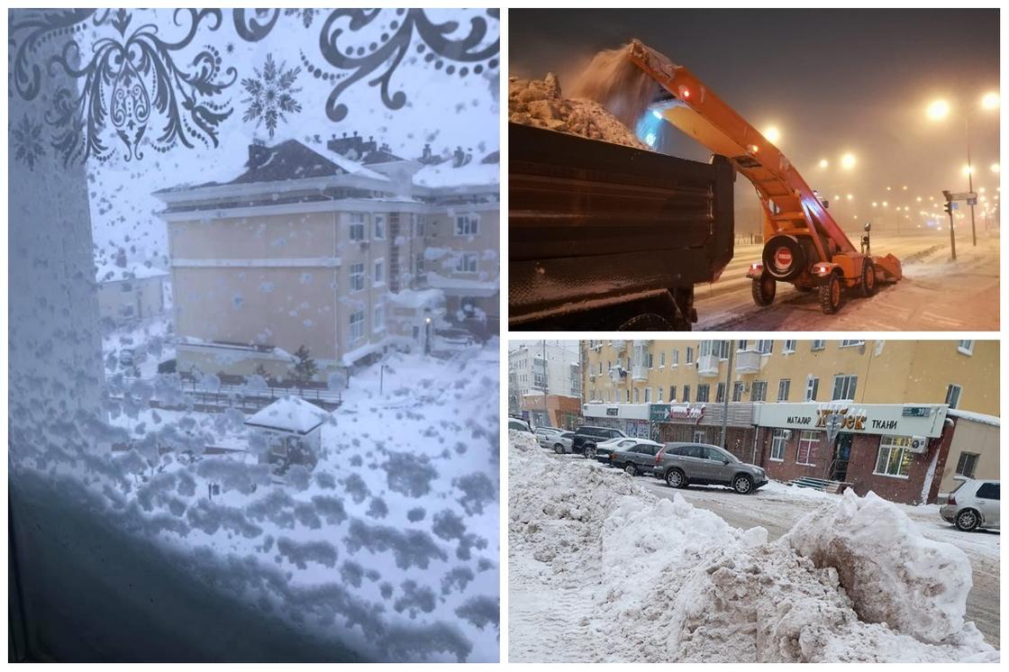 «Никогда такого не было»: астанчане жалуются на снег и власти Нур-Султана (фото, видео)