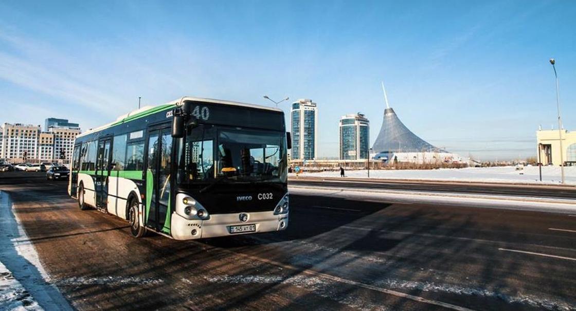 Количество автобусов на маршрутах увеличат на новогодние праздники в Астане