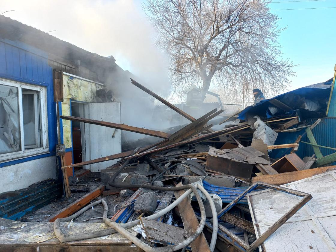 Взрыв в Павлодарской области