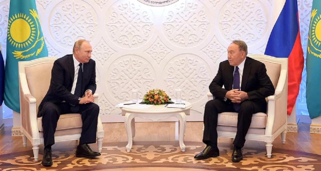 Путин выразил благодарность Назарбаеву за идею создания ЕАЭС