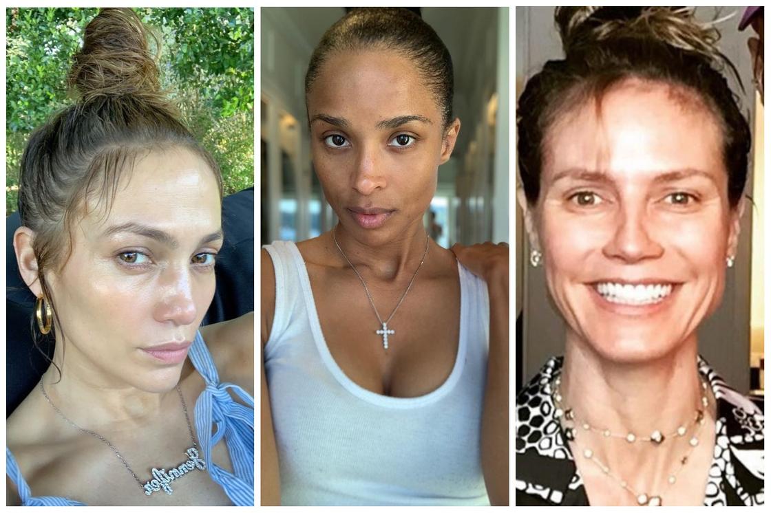 7 знаменитых девушек показали, как выглядят их лица без макияжа