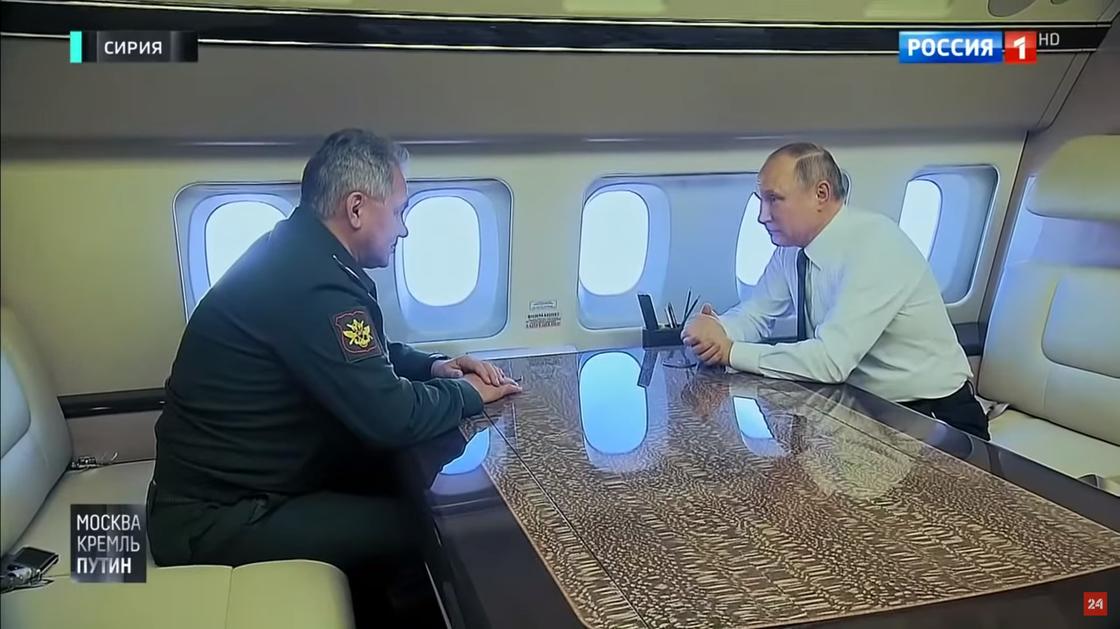 Опубликовано видео из самолета Путина во время посадки в аэропорту Дамаска