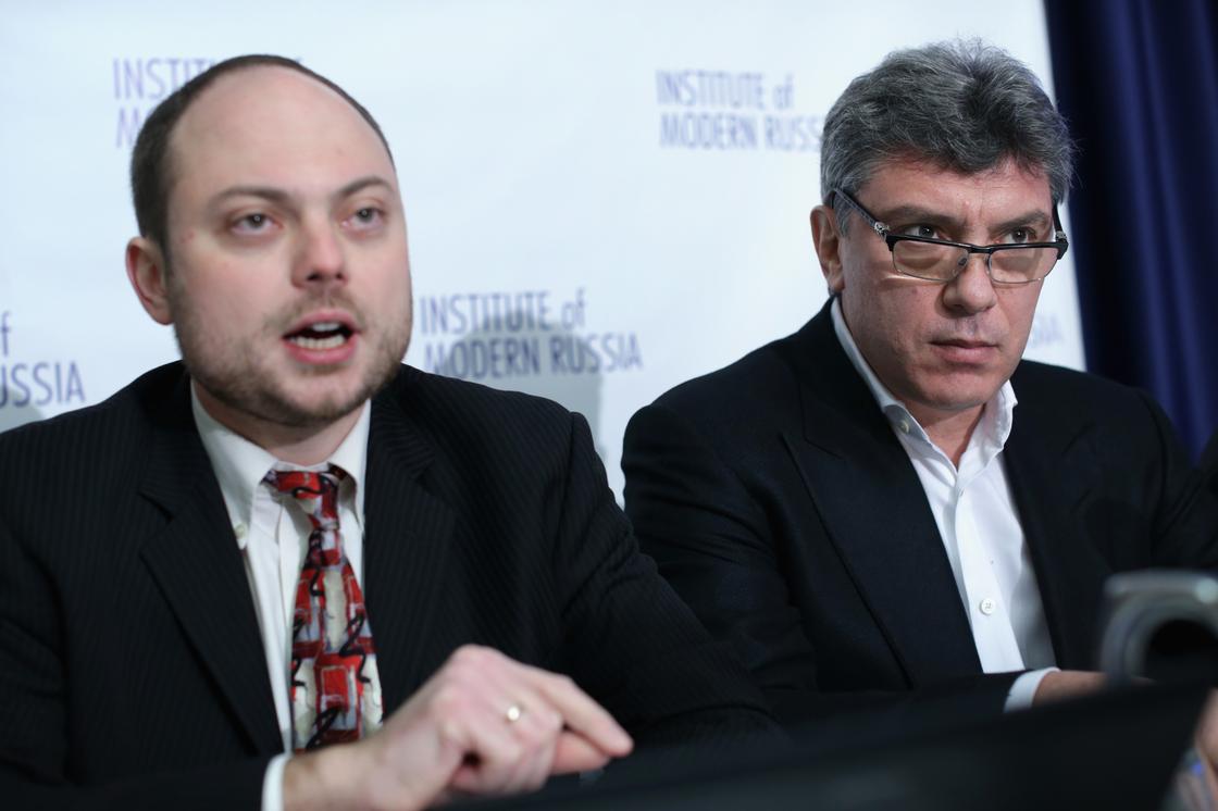 Владимир Кара-Мурза и Борис Немцов в 2014 году