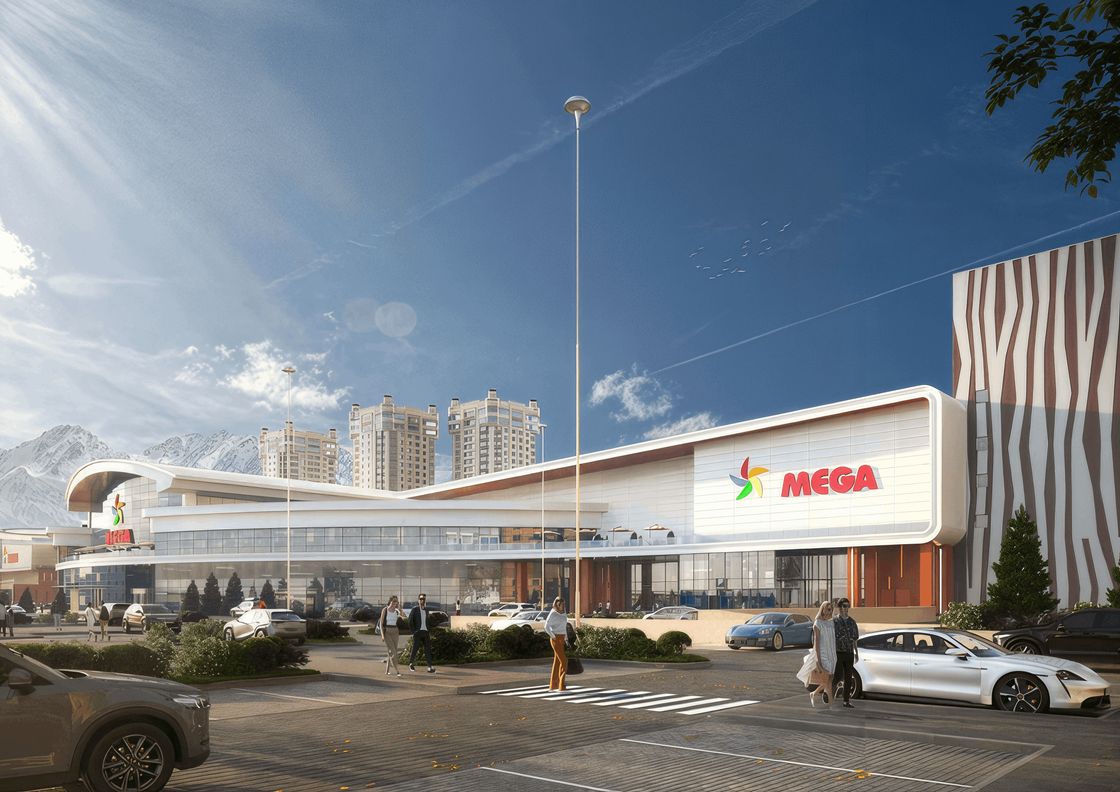 MEGA-1 жаңартылған қасбеті жобасының рендері