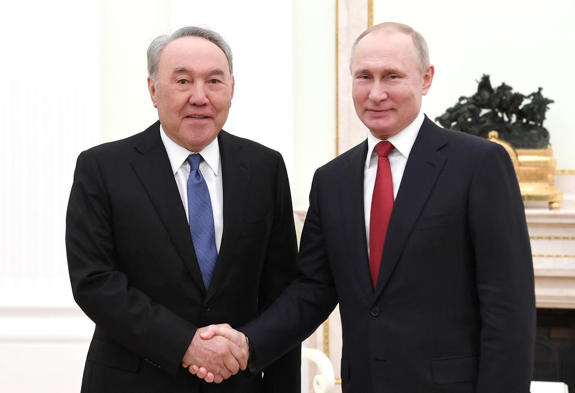 Назарбаев и Путин встретились в Москве (фото)