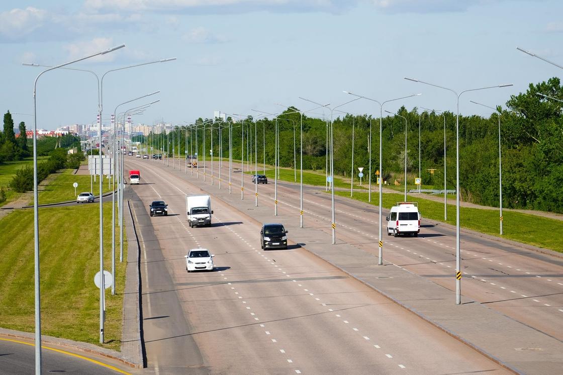 Участок автомобильной трассы Участок автомобильной трассы
