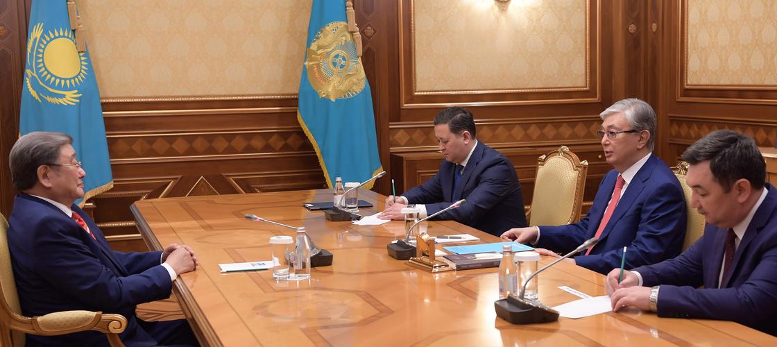 Токаев встретился с Первым Президентом Монголии