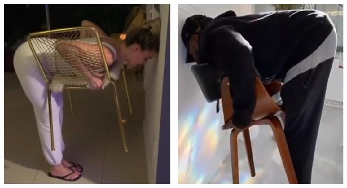 Новый челлендж со стулом разошелся по Сети: лишь немногие мужчины его выполнили (видео)