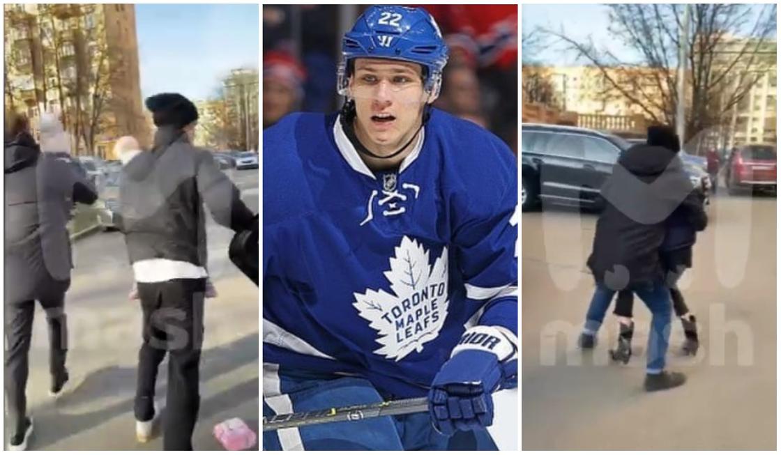 Известный хоккеист похитил детей у жены посреди улицы (видео)
