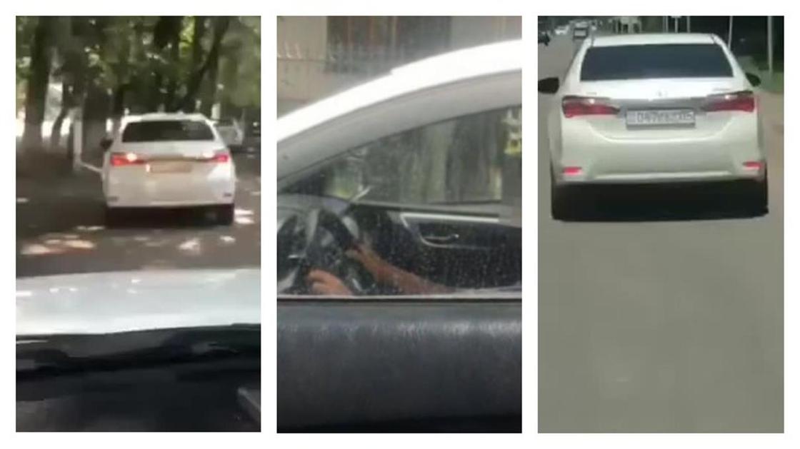 Подростка за рулем автомобиля сняли на видео в Алматинской области Подростка за рулем автомобиля сняли на видео в Алматинской области