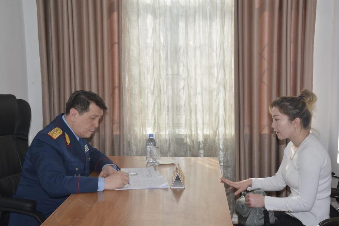 Глава полиции Жамбылской области встретился с гражданами Кордайского района