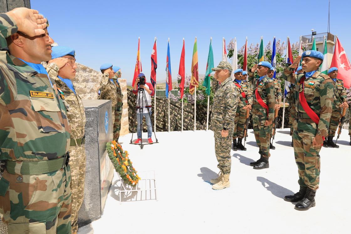 Министр обороны Казахстана посетил зону ответственности миротворческого батальона «ИндКазбат»