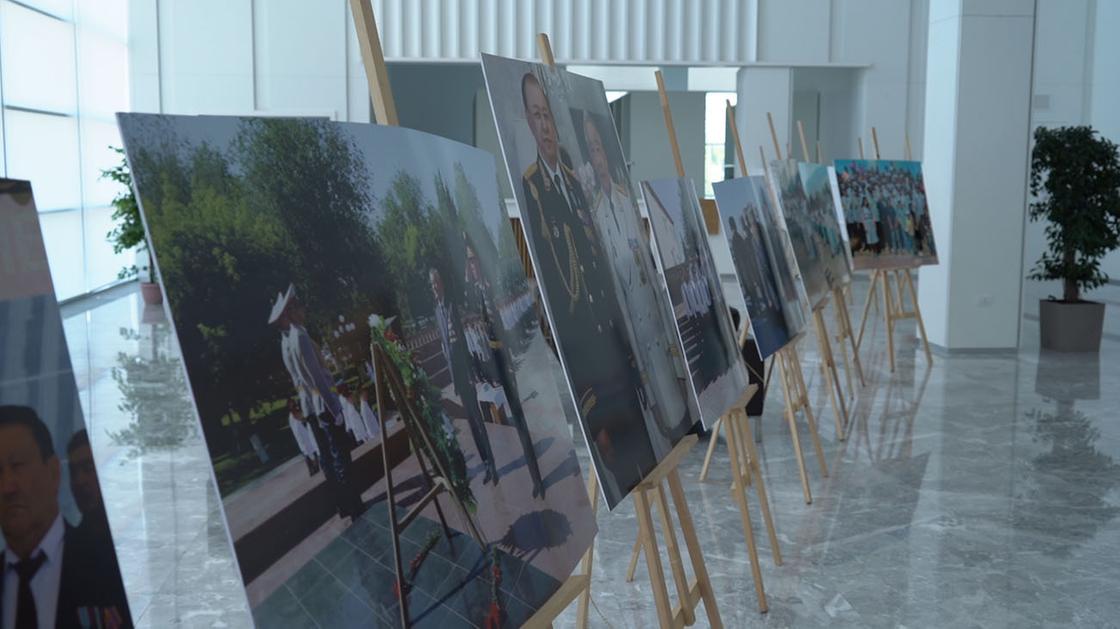 Выставка фотографий полицейских в Туркестанской области