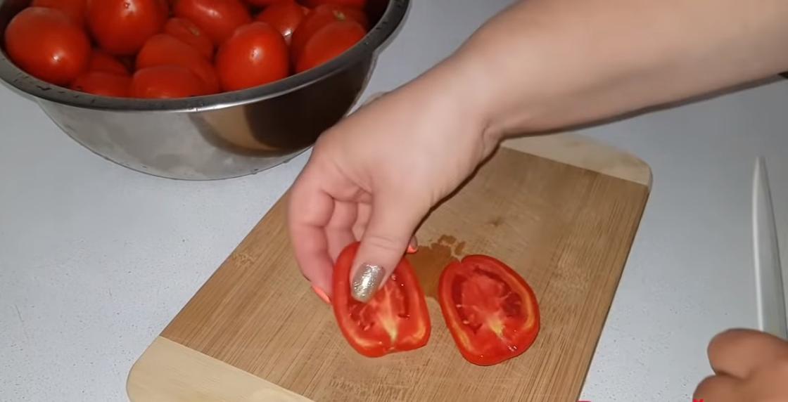 Нарезка помидоров