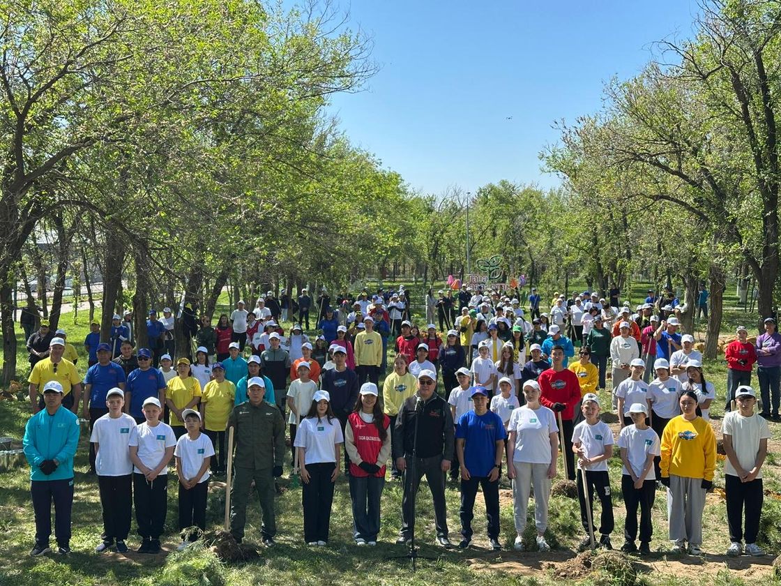 Акция "Таза Қазақстан" в Алматинской области