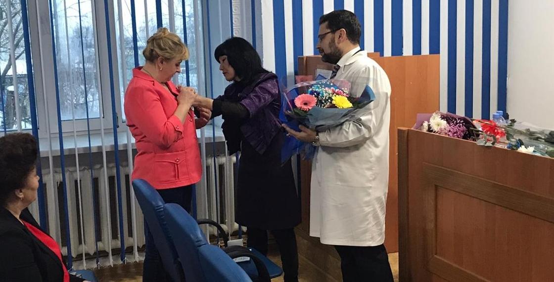 Впервые в Акмолинской области звания “Отличник здравоохранения” удостоена фельдшер скорой помощи
