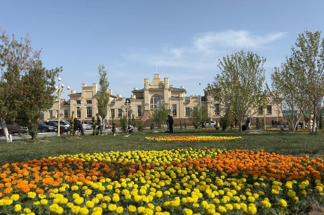 Парк в Кызылорде Парк в Кызылорде