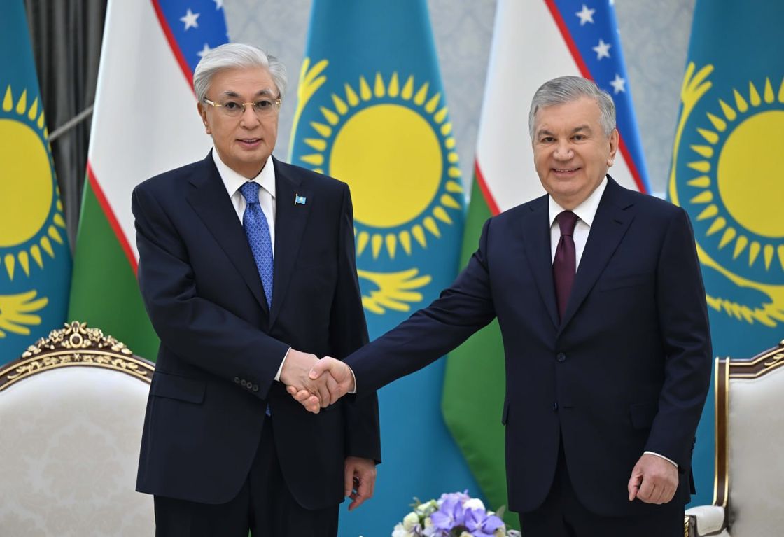 Тоқаев пен Шавкат Мирзиеев