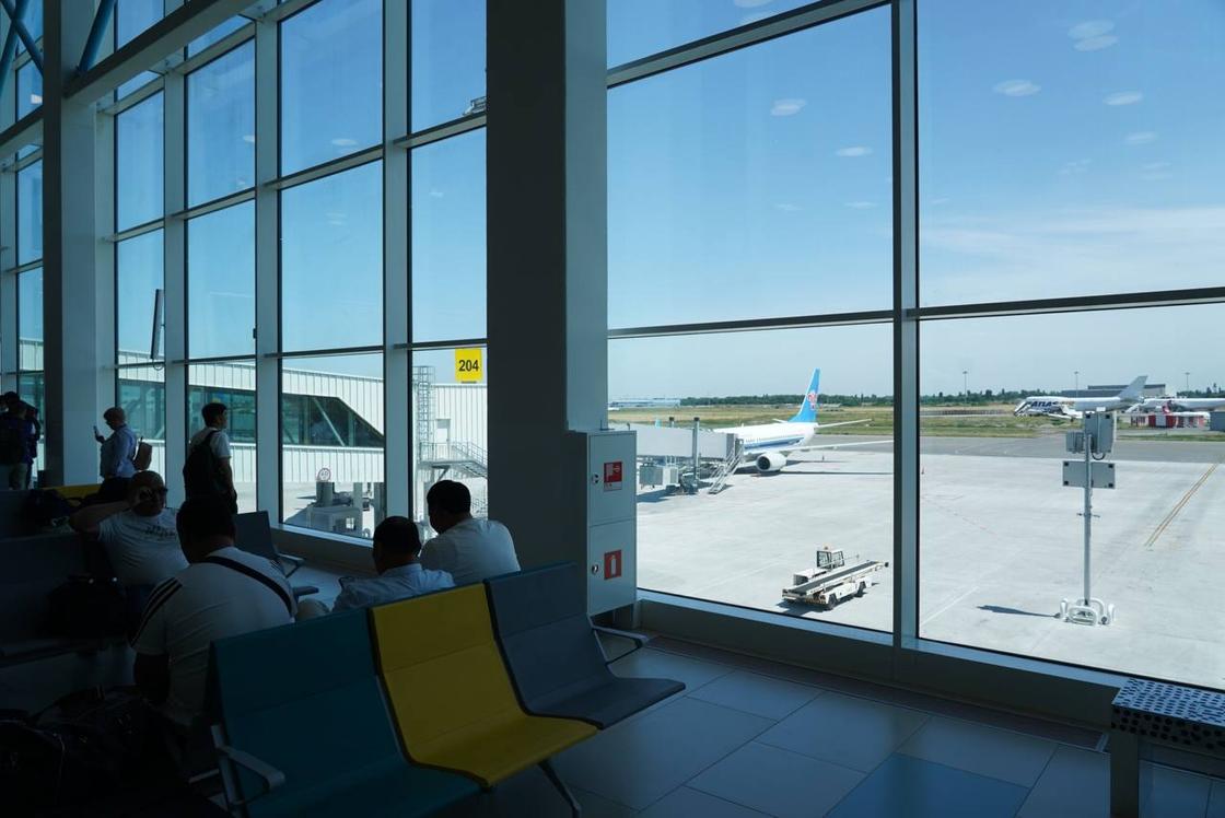 Новый терминал аэропорта Алматы