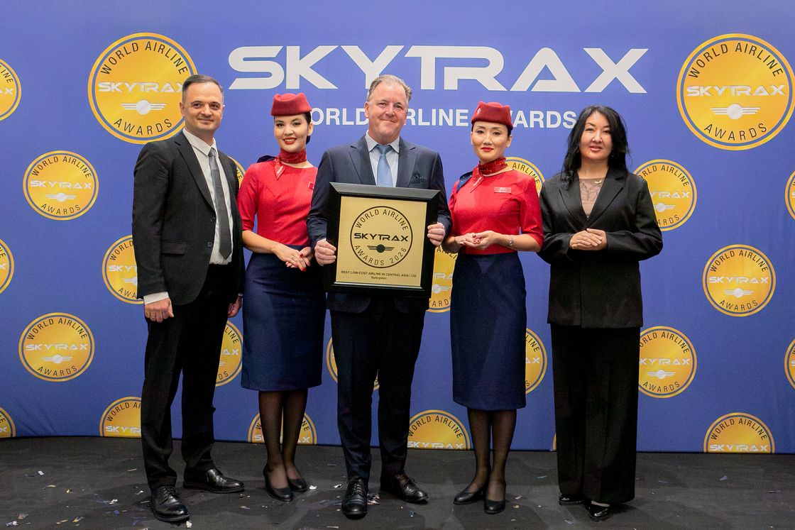 Сотрудники Air Astana на церемонии World Airline Awards 2026