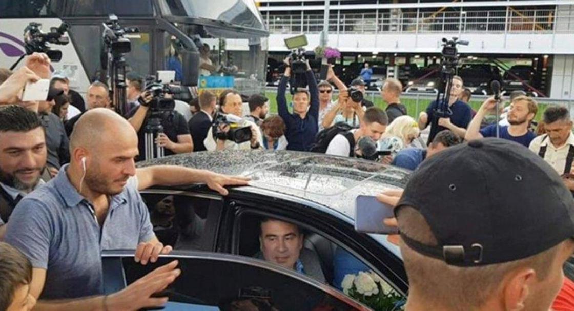 Саакашвили вернулся в Украину (фото, видео)