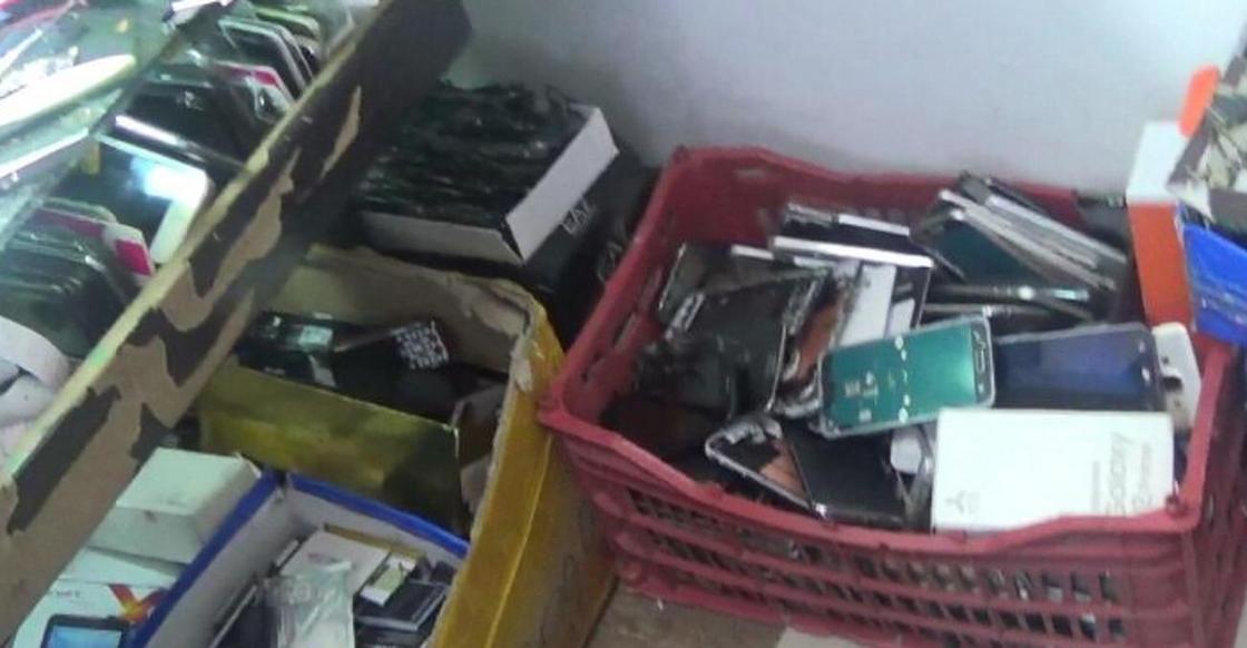 Украденные 5 лет назад в Алматы телефоны нашли в ТД Астаны (фото)