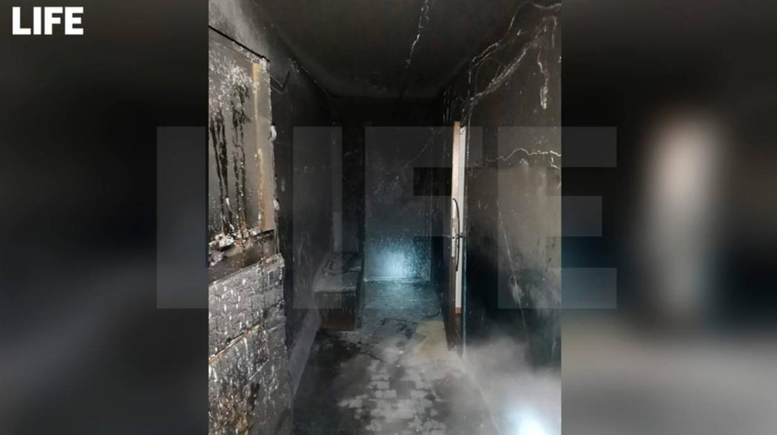 Пожар в жилом доме Екатеринбурга