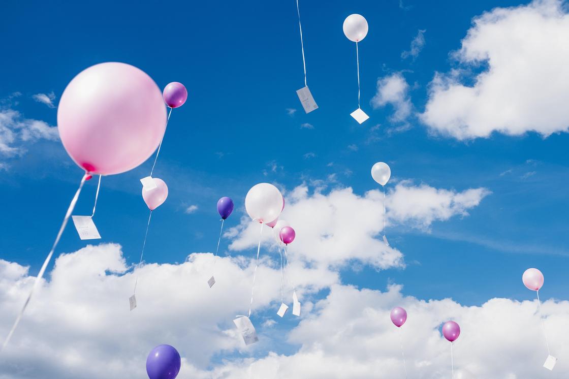 Воздушные шары с пожеланиями