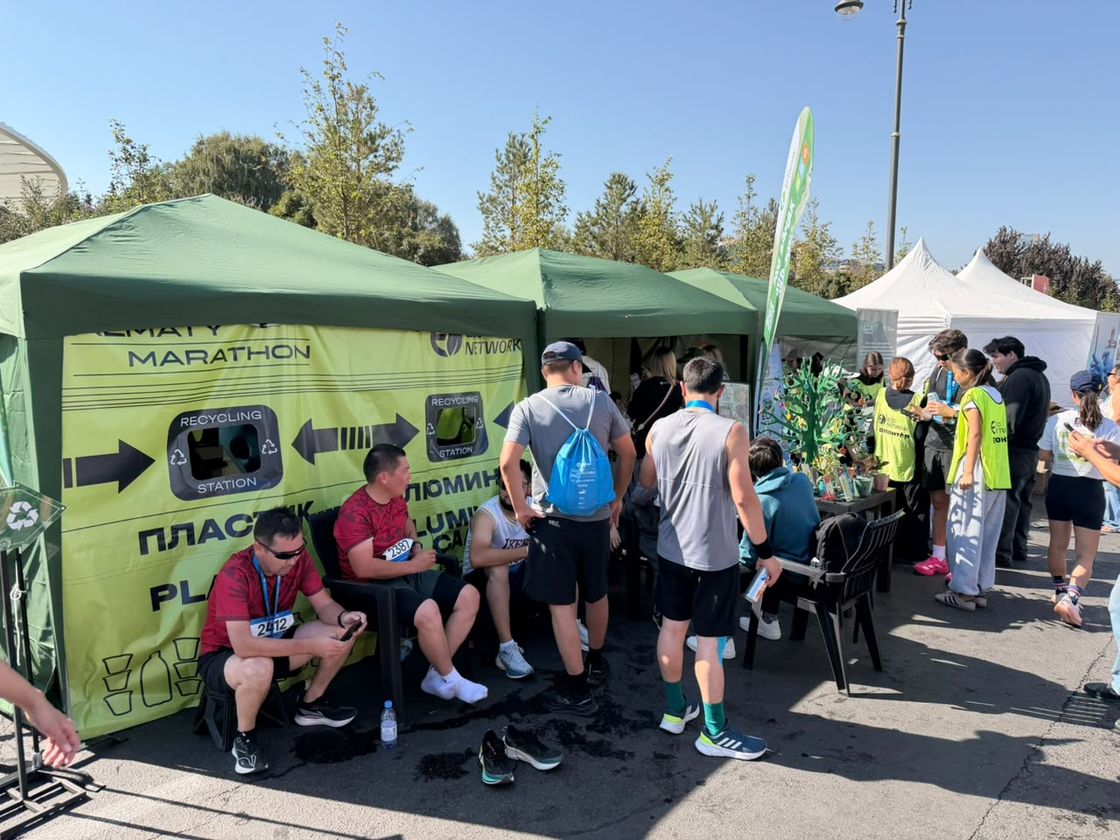 На Almaty Marathon собрали отходы для дальнейшей переработки