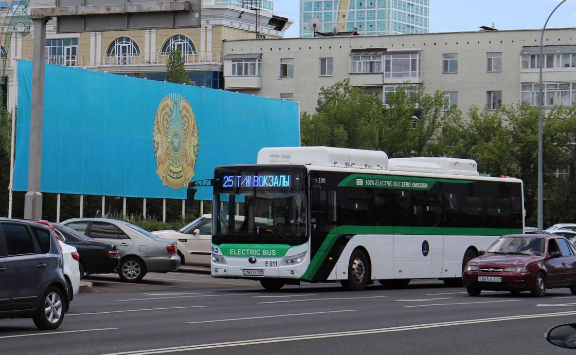 За счет частных инвестиций в Нур-Султане на линию запустят до 100 электроавтобусов