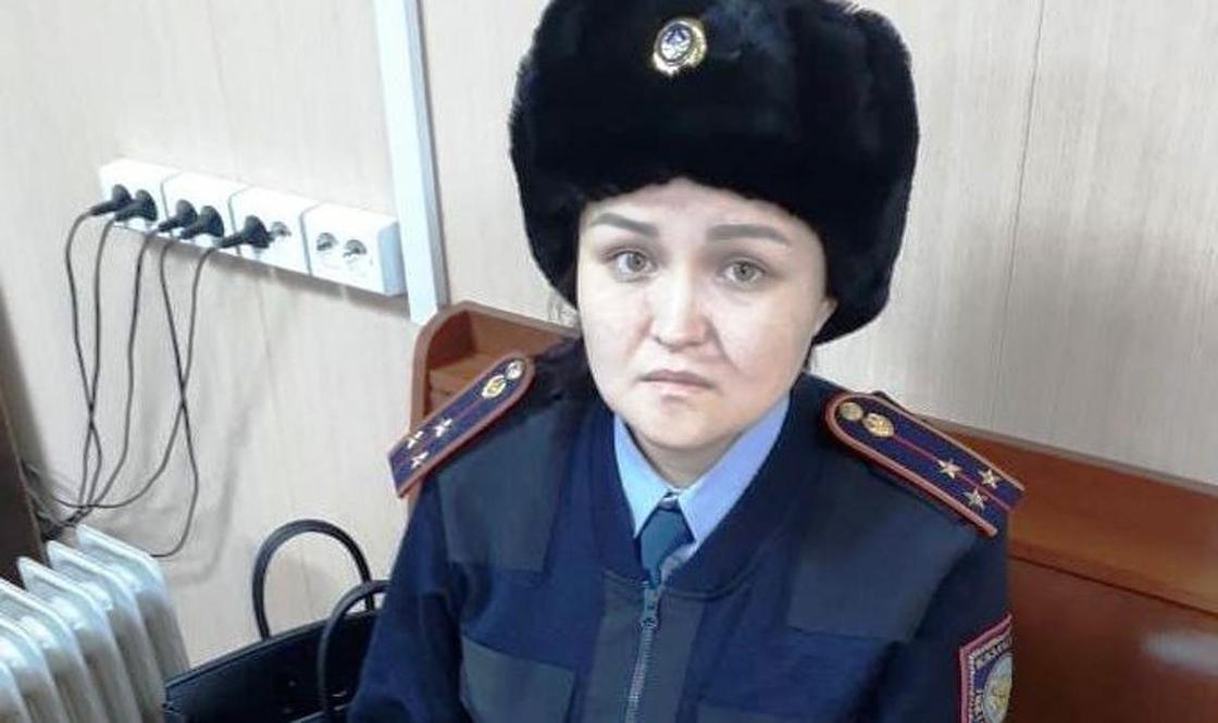 Девушка в полицейской форме вымогала деньги у предпринимателей в Алматы (фото)