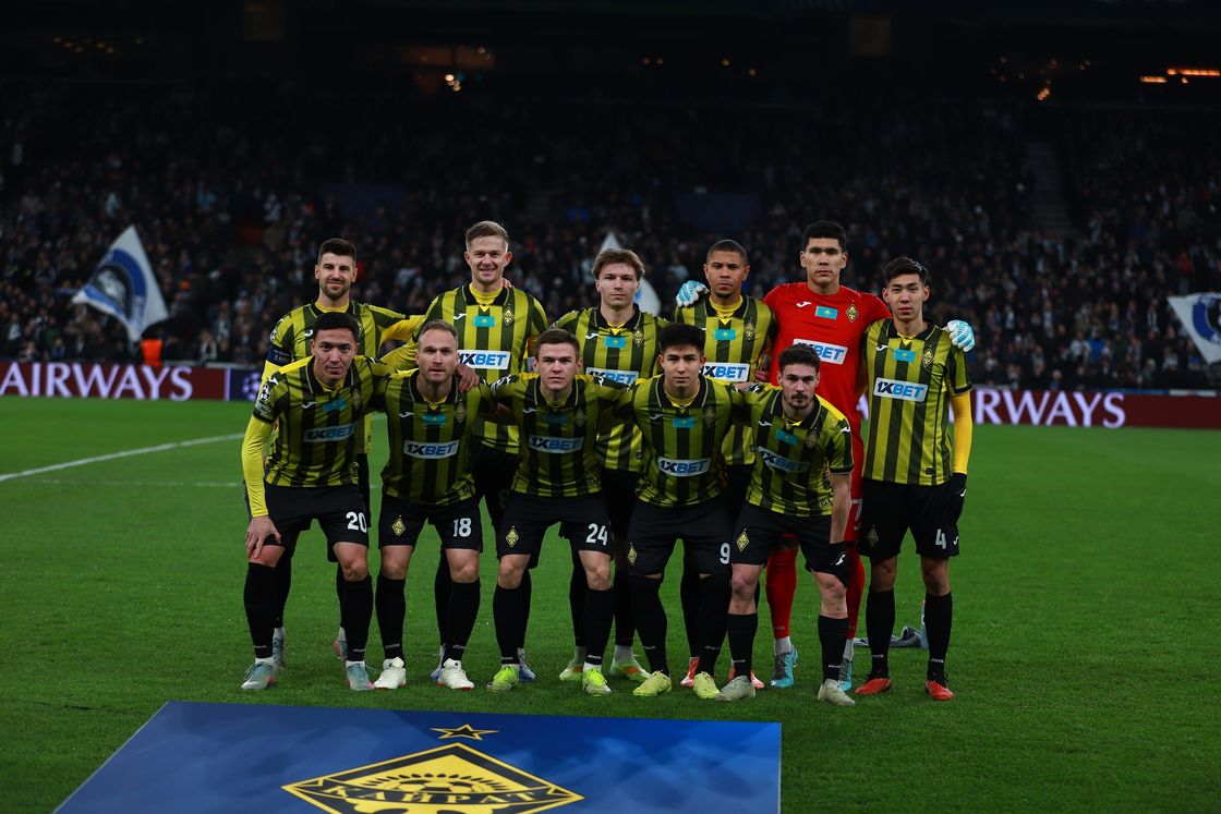 Футболисты "Кайрата" в ЛЧ 2025/26