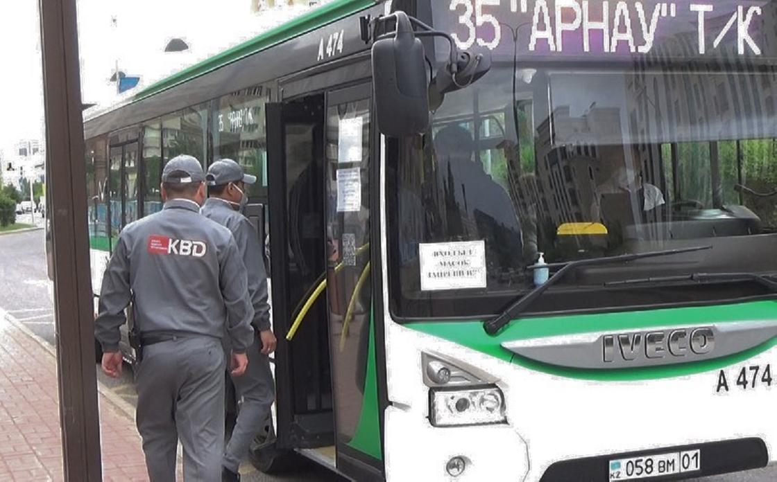 Общественный транспорт возвращается к работе в Нур-Султане